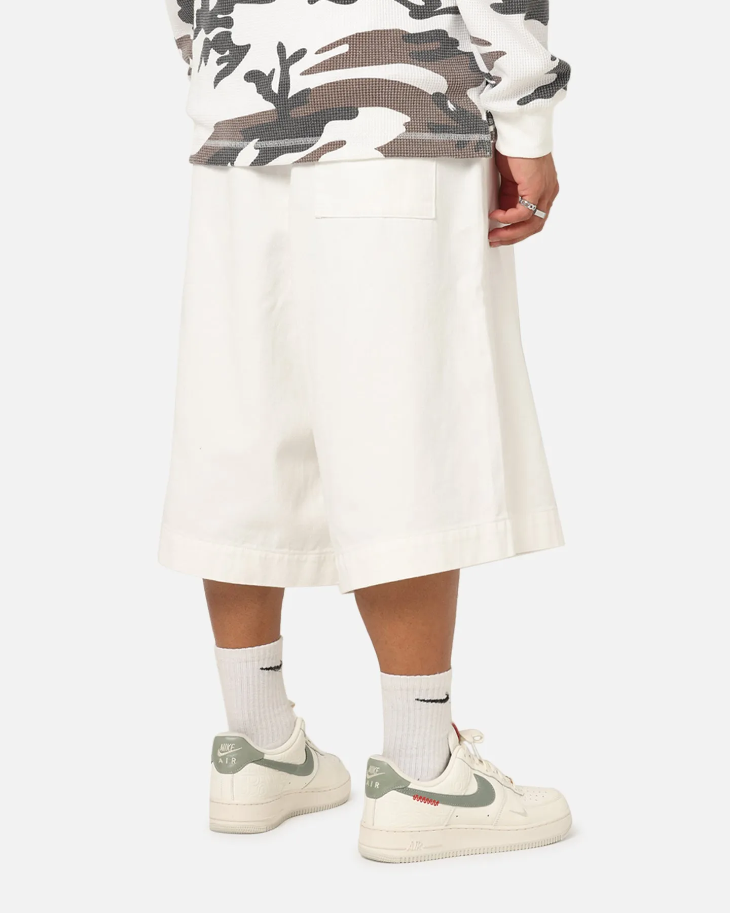 XXIII Wide Leg Denim Shorts Off White sold by Culture Kings product image thumbnail 5