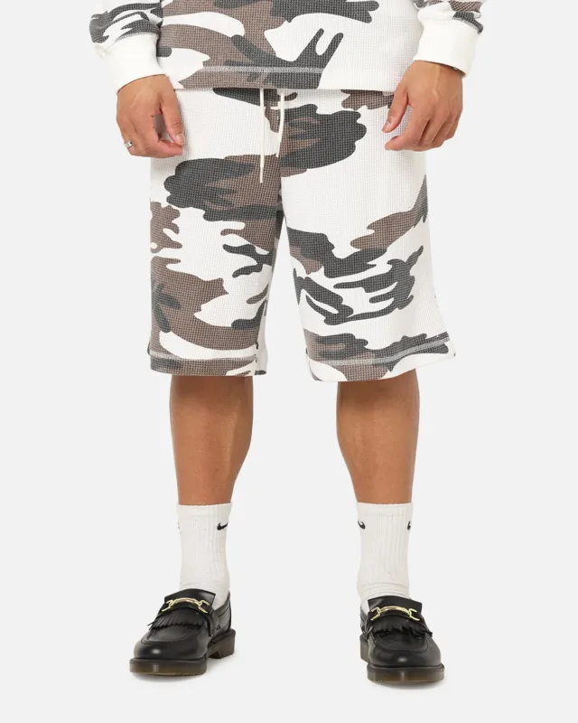 XXIII Printed Thermal Shorts Snow Camo sold by Culture Kings