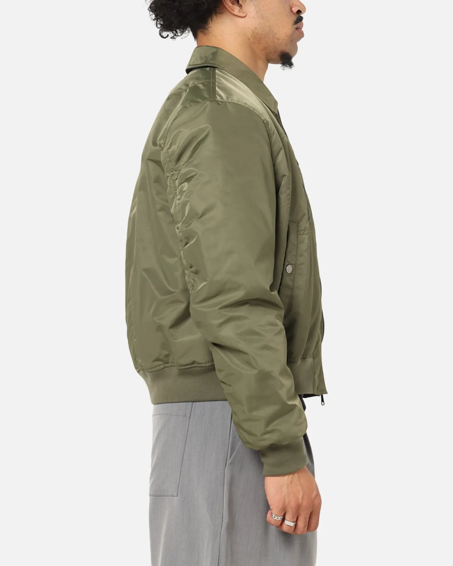 XXIII Collared Bomber Jacket Khaki sold by Culture Kings product image thumbnail 4