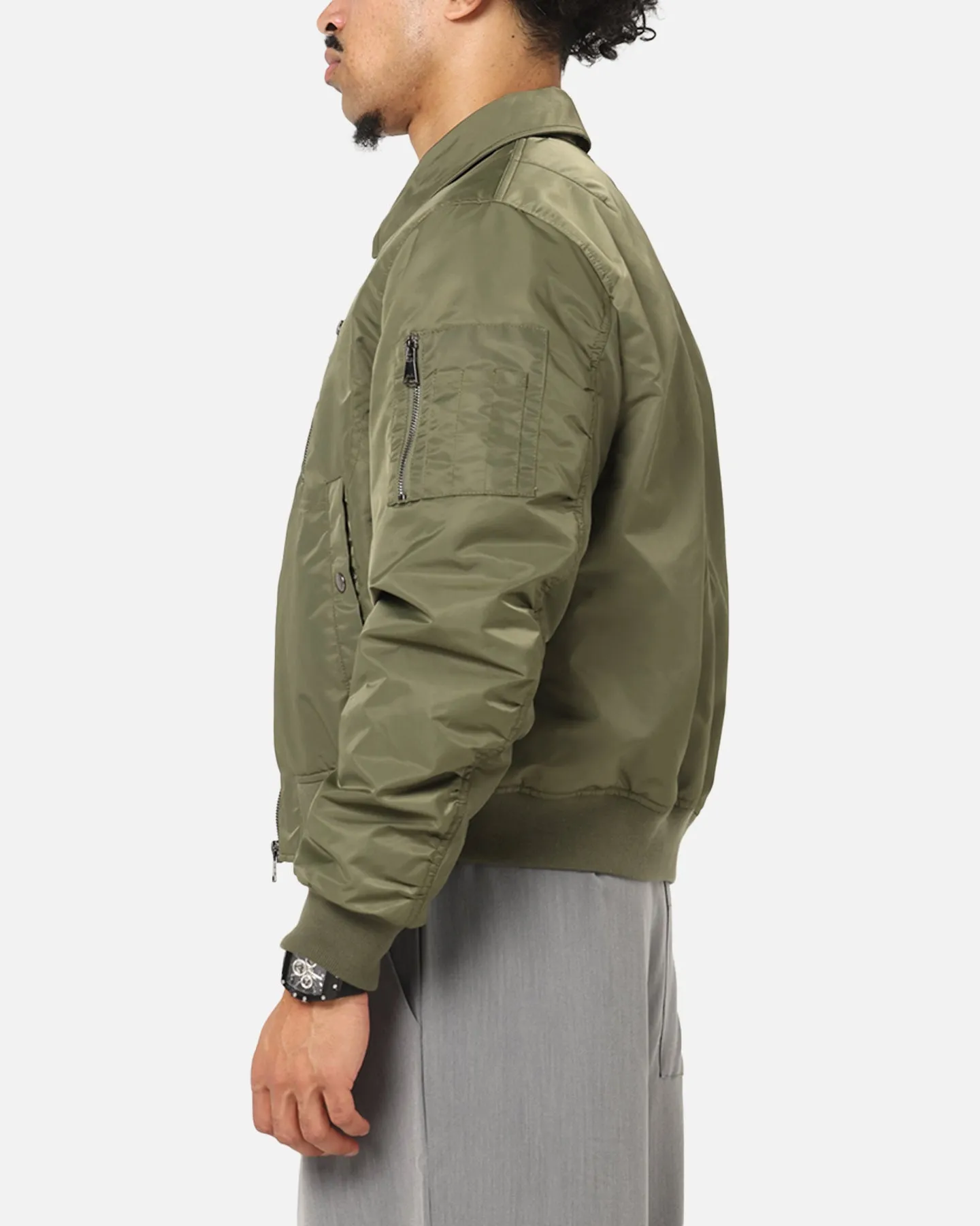 XXIII Collared Bomber Jacket Khaki sold by Culture Kings product image thumbnail 5