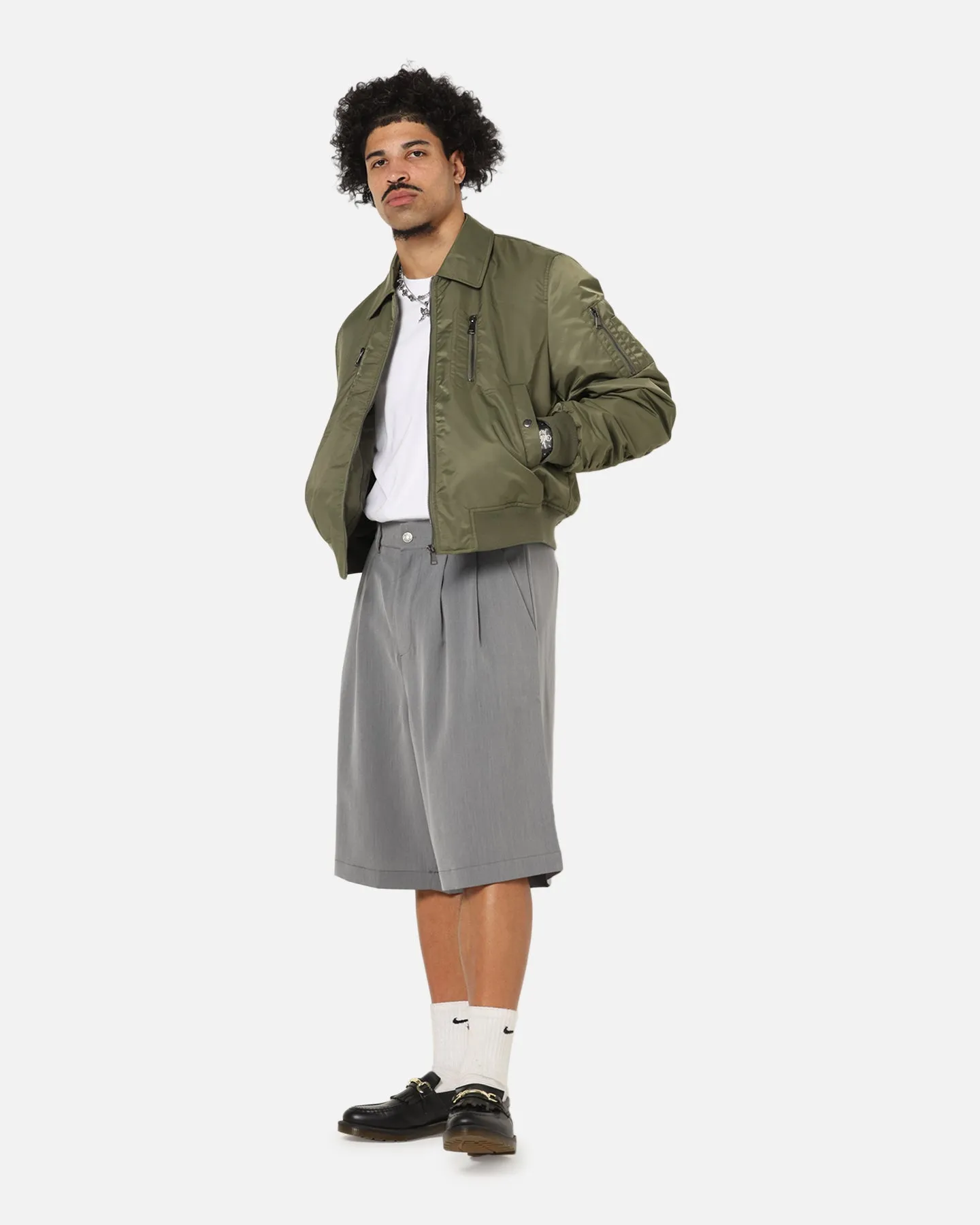 XXIII Baggy Pleated Shorts Grey sold by Culture Kings product image thumbnail 2