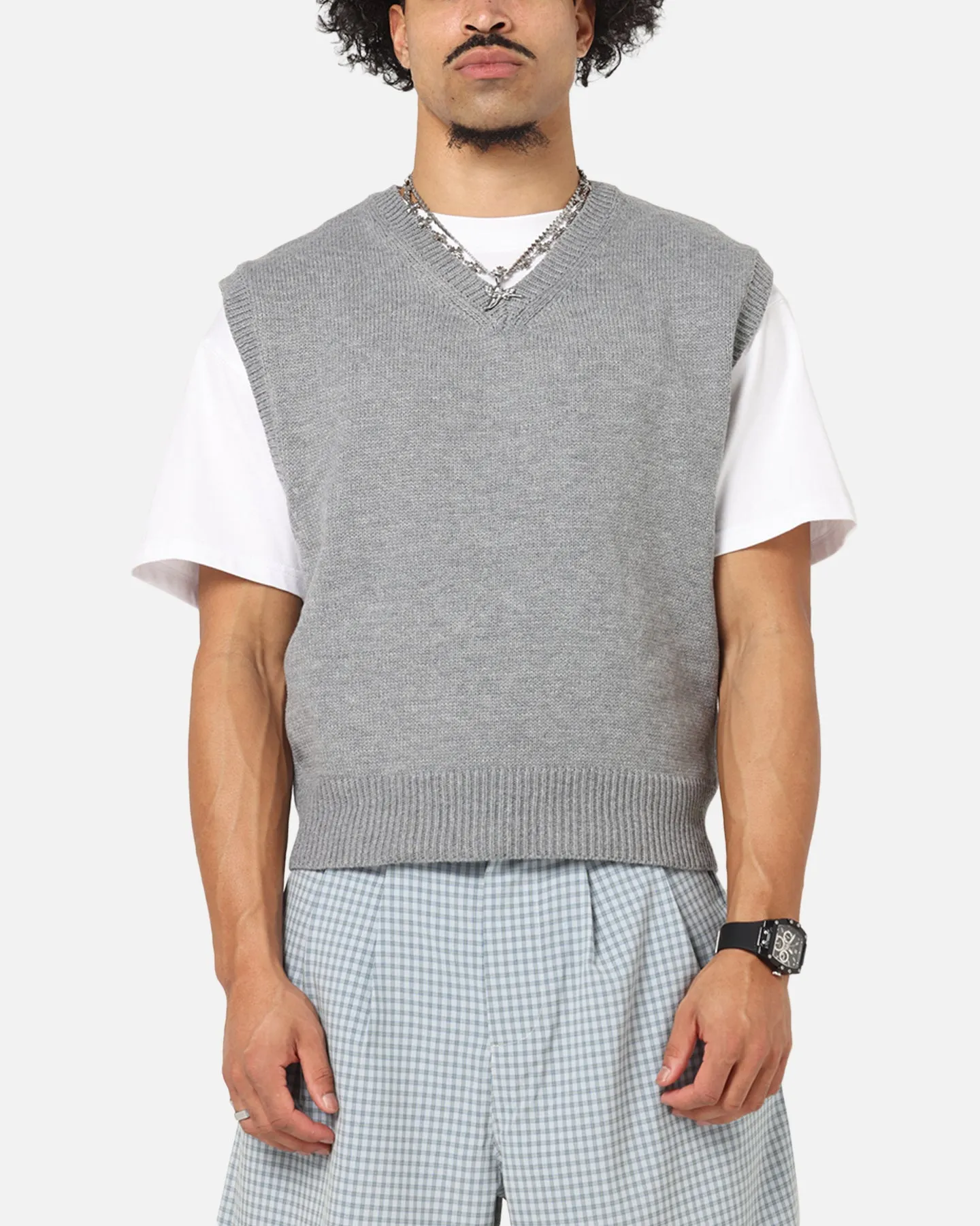 XXIII Cropped Sweater Vest Grey sold by Culture Kings