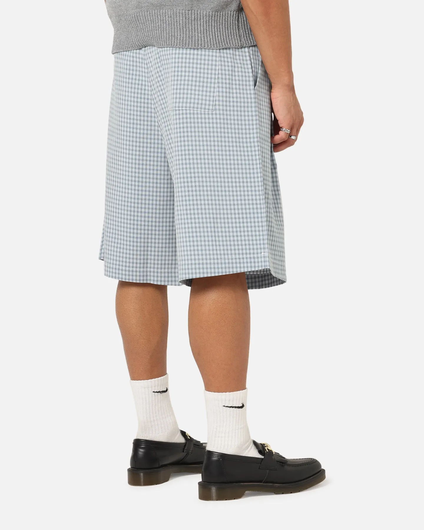 XXIII Baggy Pleated Shorts Blue Check sold by Culture Kings product image thumbnail 5