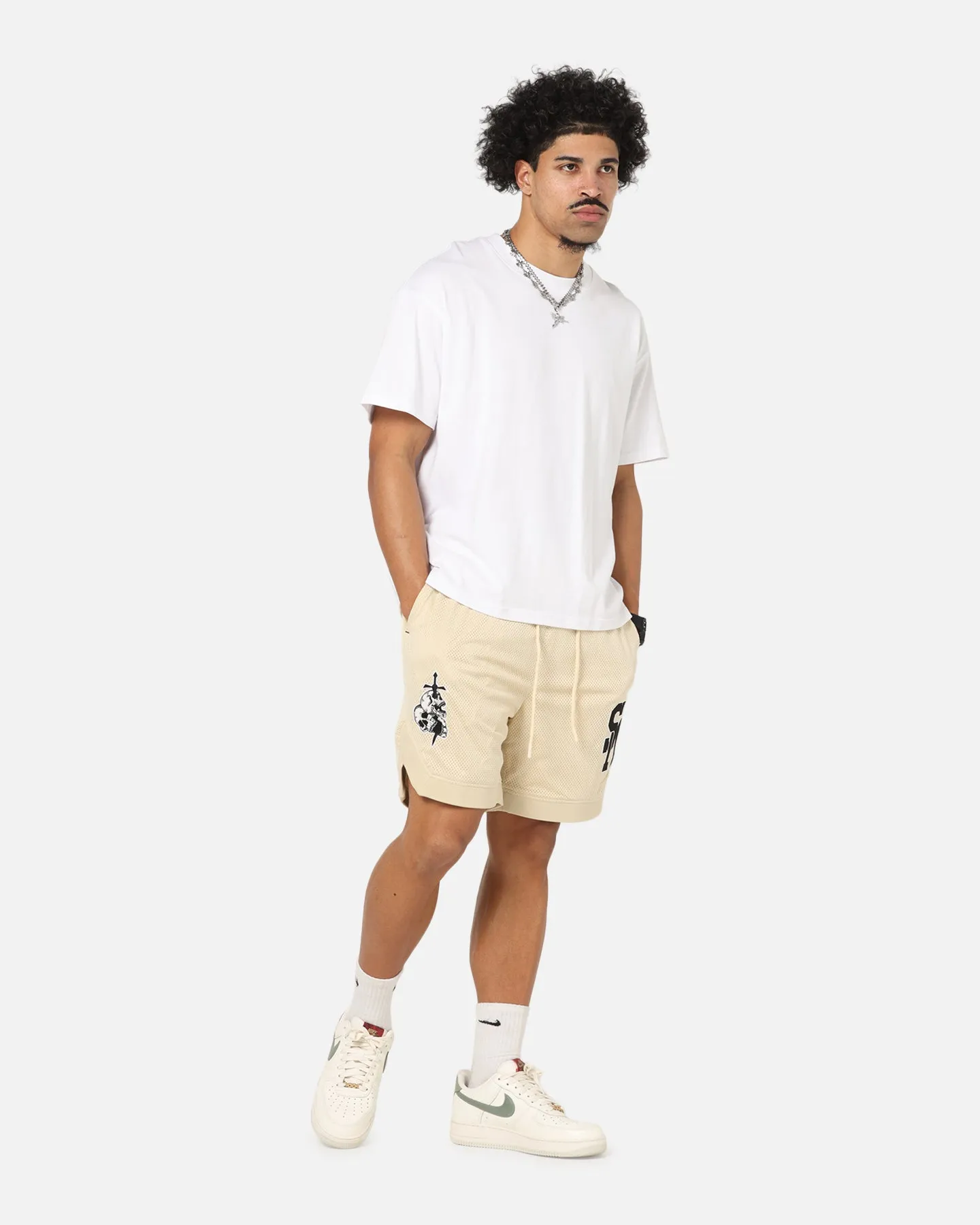 Saint Morta La Rambla Basketball Shorts Dirty Blonde sold by Culture Kings product image thumbnail 2