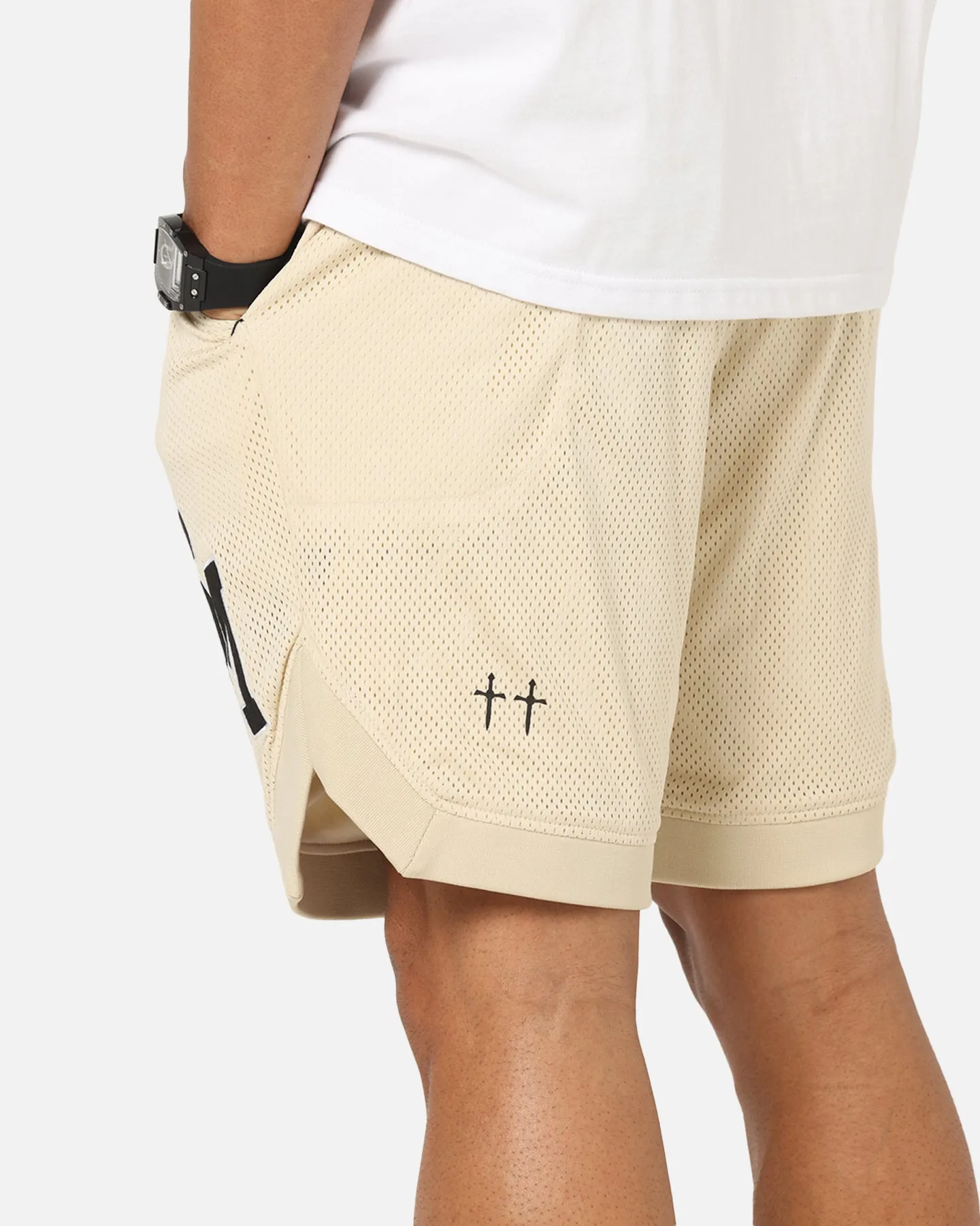 Saint Morta La Rambla Basketball Shorts Dirty Blonde sold by Culture Kings product image thumbnail 4