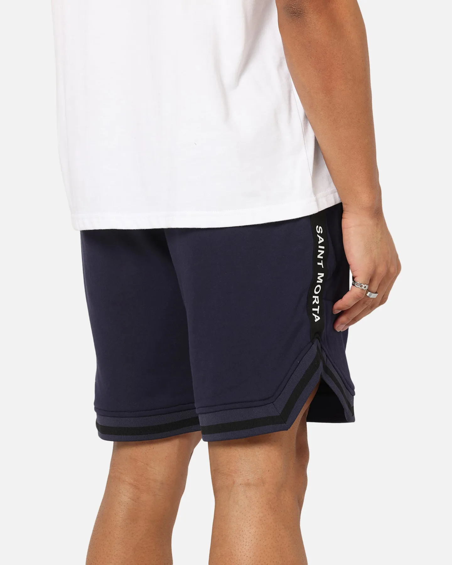Saint Morta Icon X Fleece Short Indigo sold by Culture Kings product image thumbnail 4