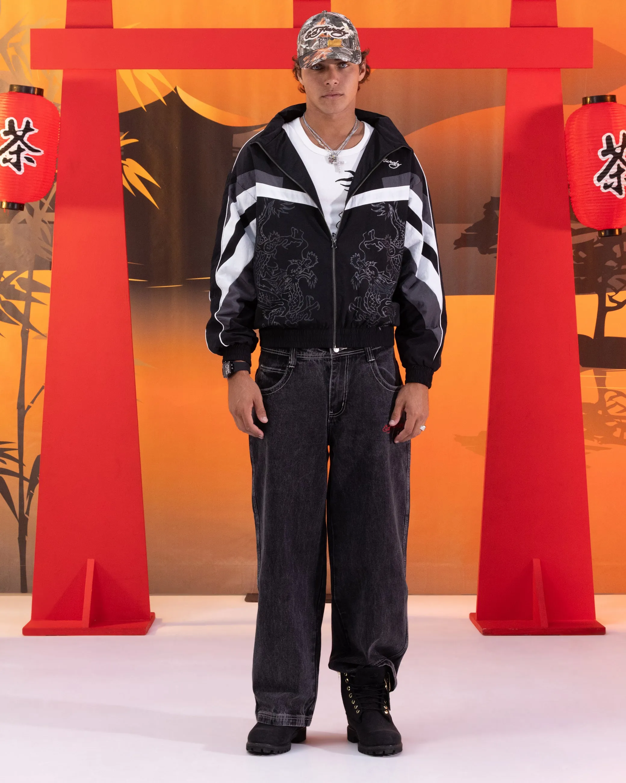 Ed Hardy Devil Wide Leg Denim Jeans Black sold by Culture Kings product image thumbnail 2