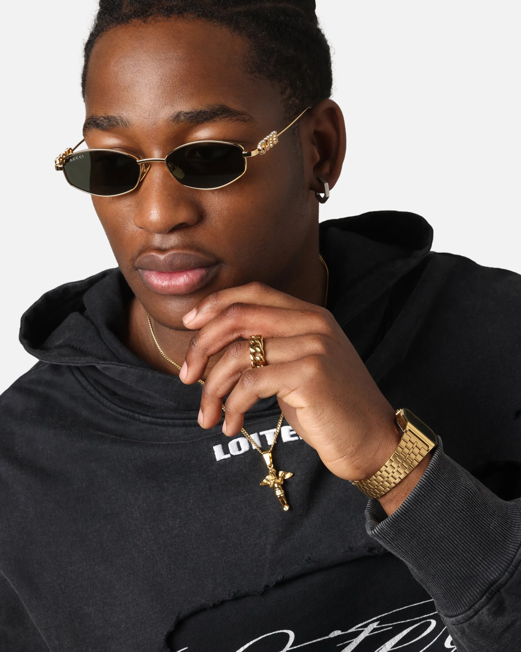 Gucci GG1802S001 Sunglasses Gold sold by Culture Kings product image thumbnail 4