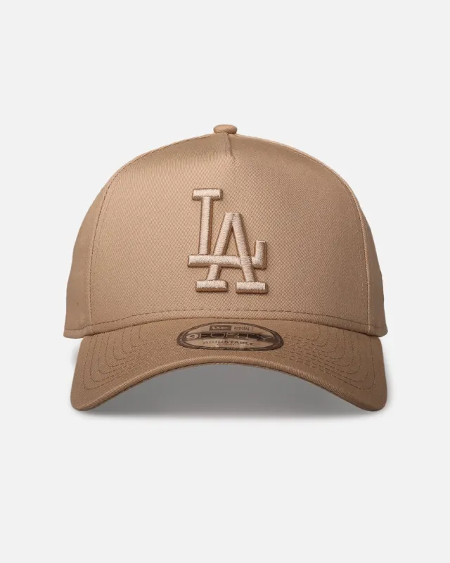 New Era Los Angeles Dodgers 'Tonal Camel' 9FORTY A-Frame Snapback Camel sold by Culture Kings