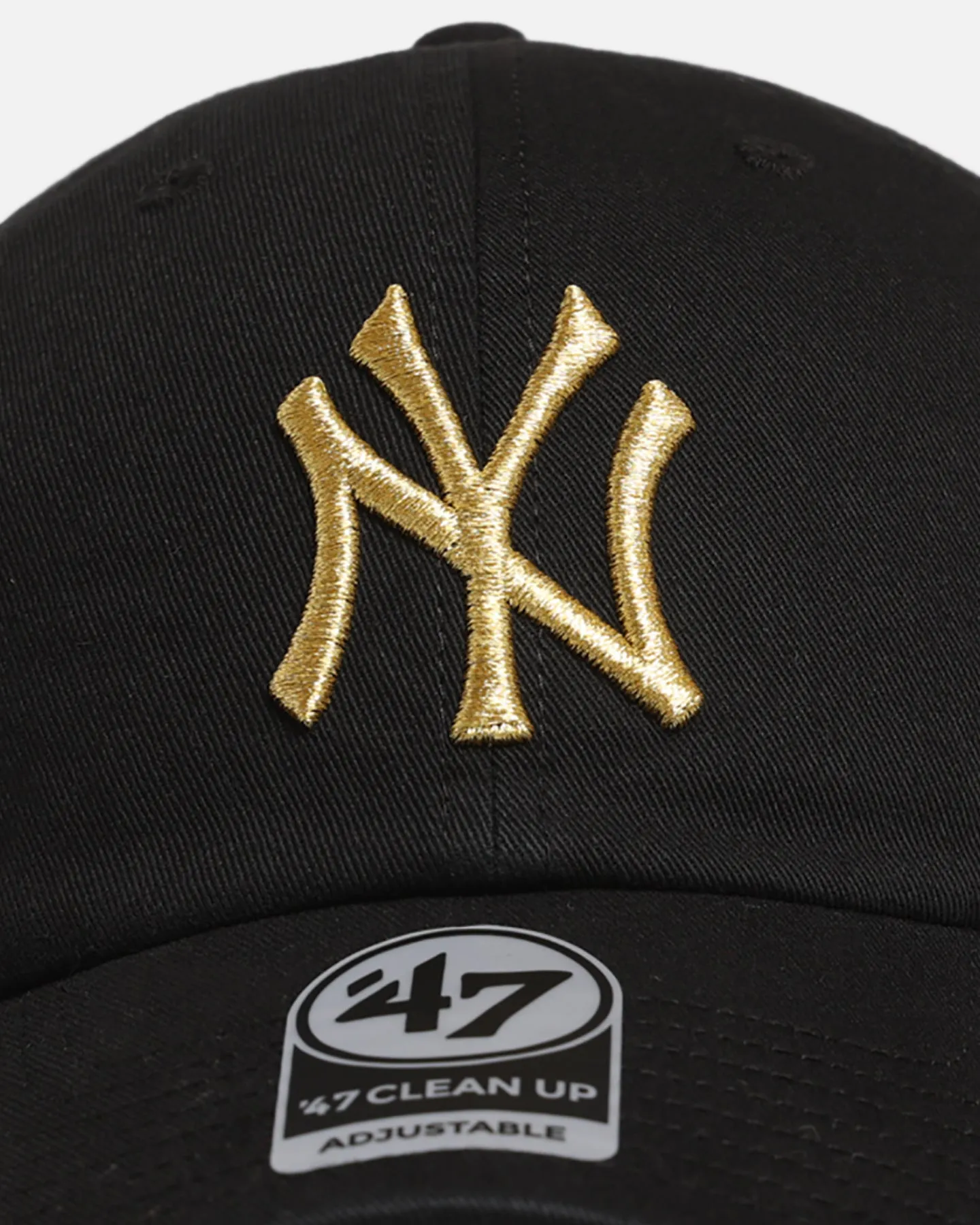 47 Brand New York Yankees 'Metallic' 47 Clean Up Strapback Black/Gold sold by Culture Kings product image thumbnail 5