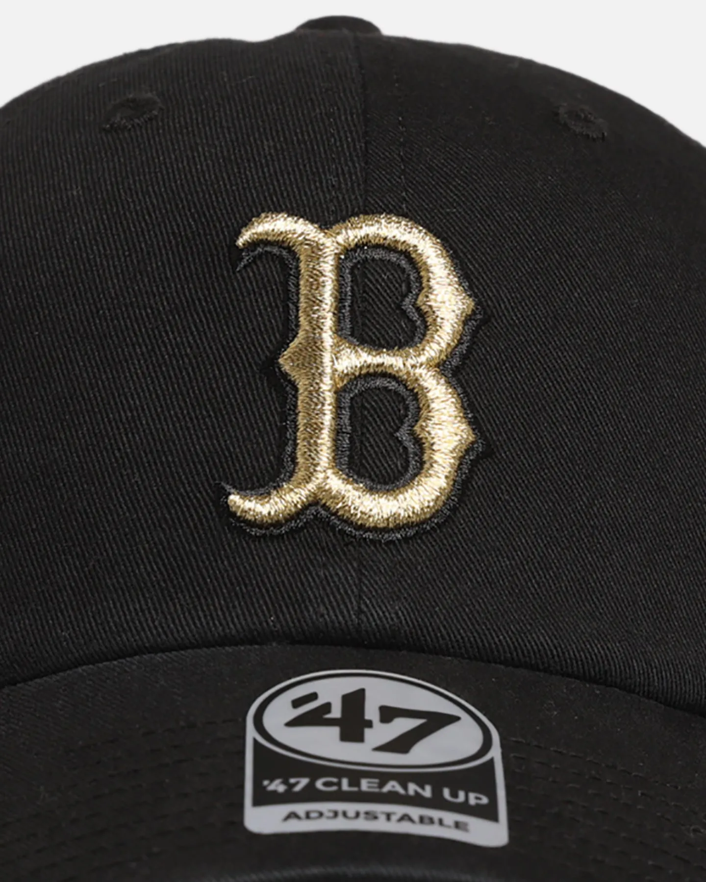 47 Brand Boston Red Sox 'Metallic' 47 Clean Up Strapback Black/Gold sold by Culture Kings product image thumbnail 5
