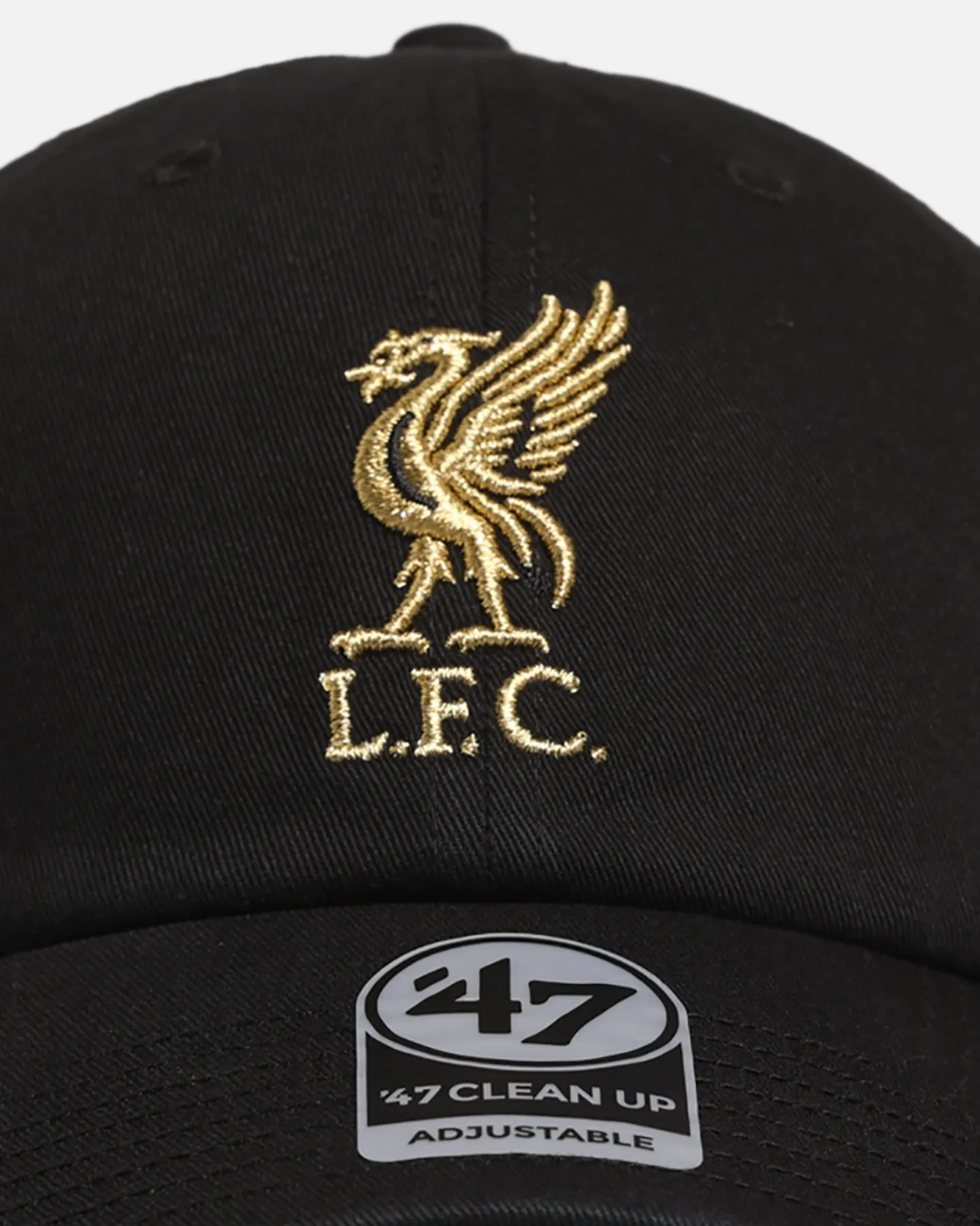 47 Brand Liverpool FC 'Metallic' 47 Clean Up Strapback Black/Gold sold by Culture Kings product image thumbnail 5