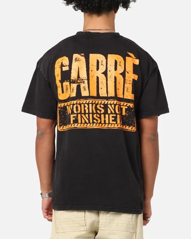 Carre Trenches T-Shirt Black Acidwash sold by Culture Kings