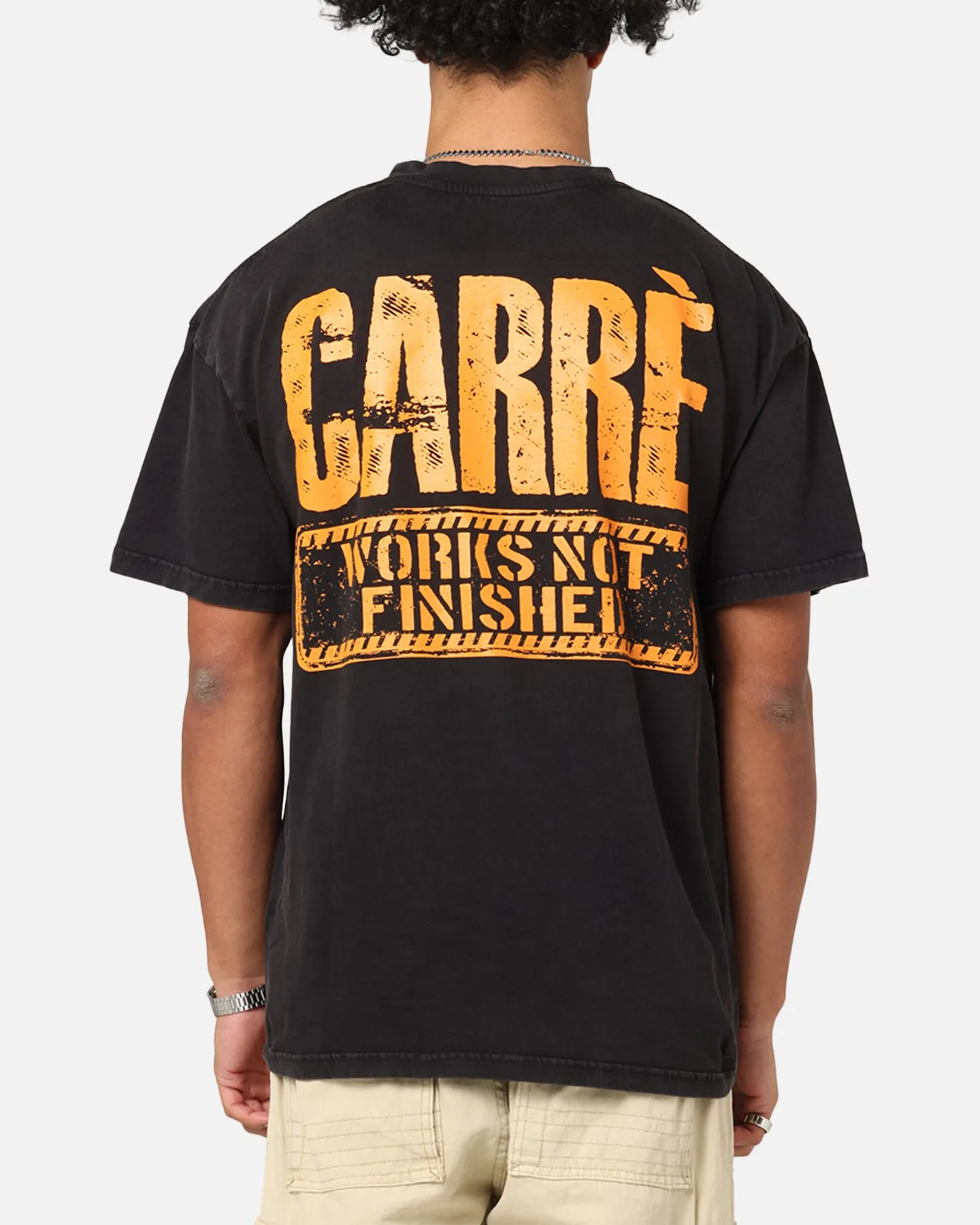 Carre Trenches T-Shirt Black Acidwash sold by Culture Kings