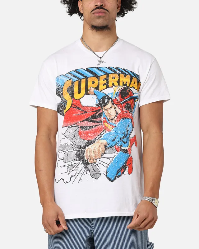 Goat Crew X DC Superman Man Of Steel T-Shirt White sold by Culture Kings