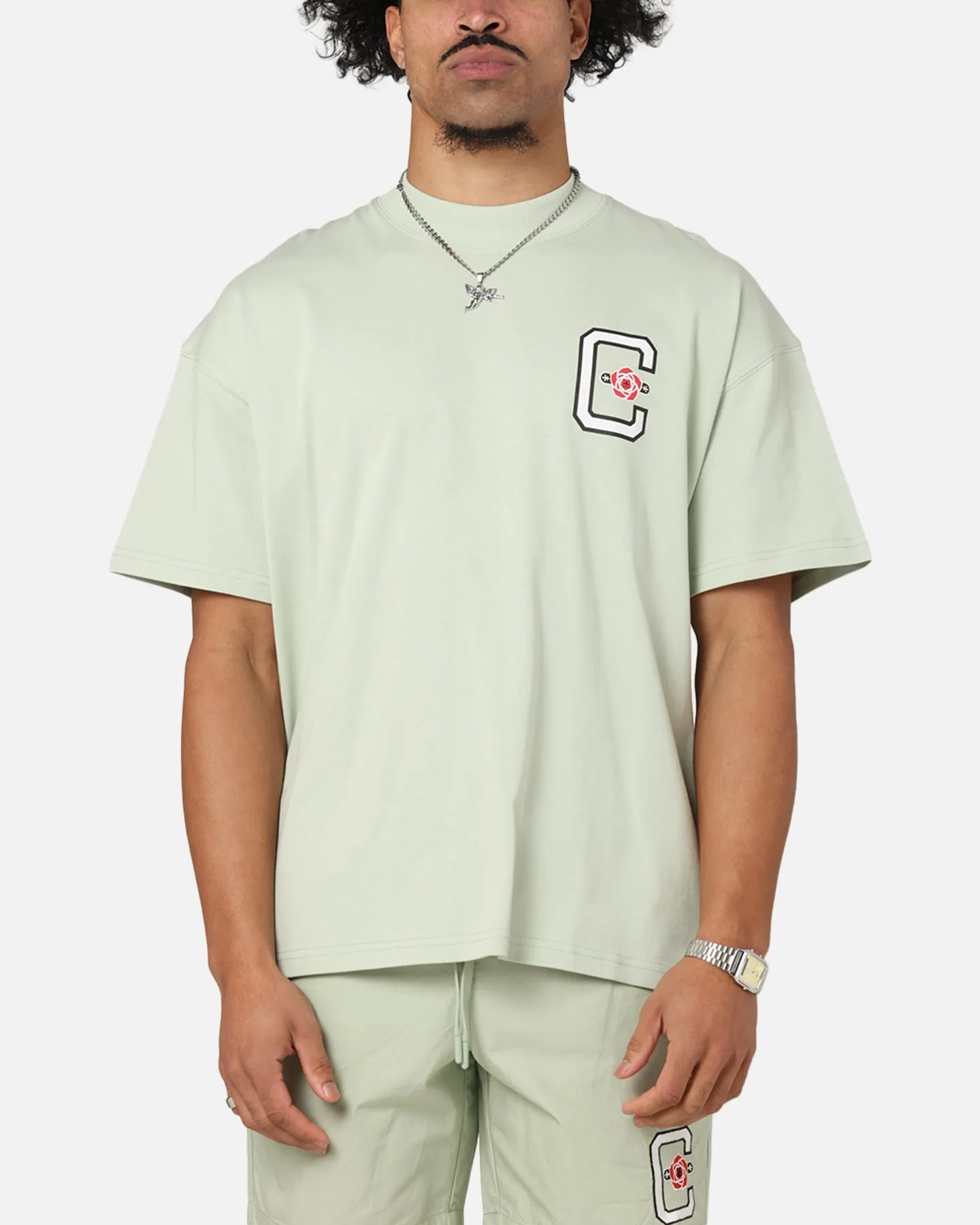 Carre Rose Oversized T-Shirt Sage sold by Culture Kings product image thumbnail 2
