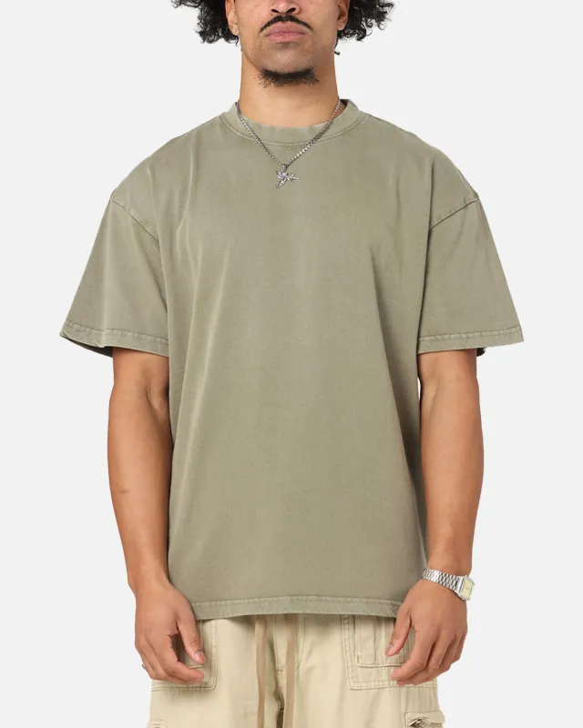 Culture Kings Standard Drop Shoulder T-Shirt Vintage Khaki made by Culture Kings