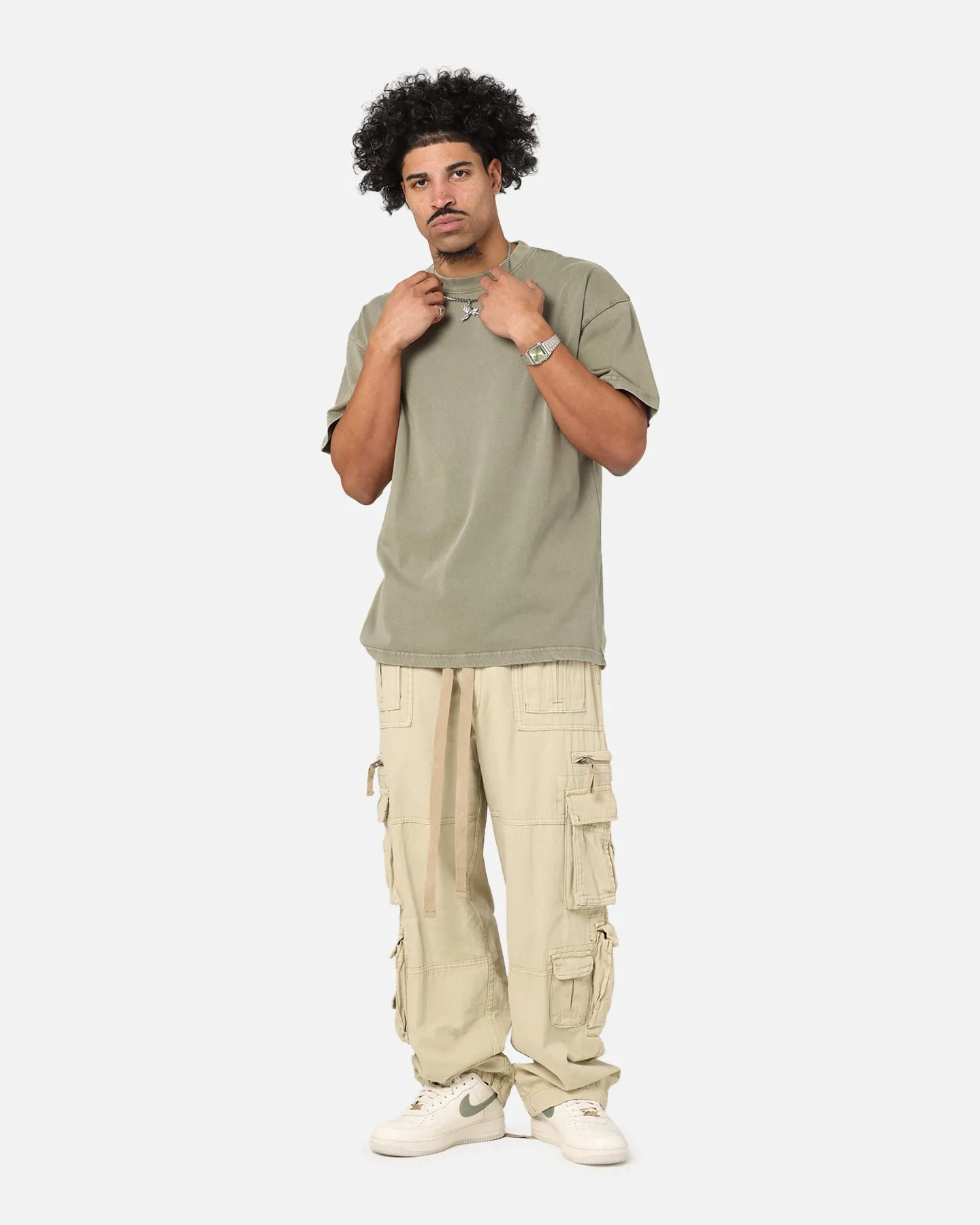 Culture Kings Standard Drop Shoulder T-Shirt Vintage Khaki sold by Culture Kings product image thumbnail 2