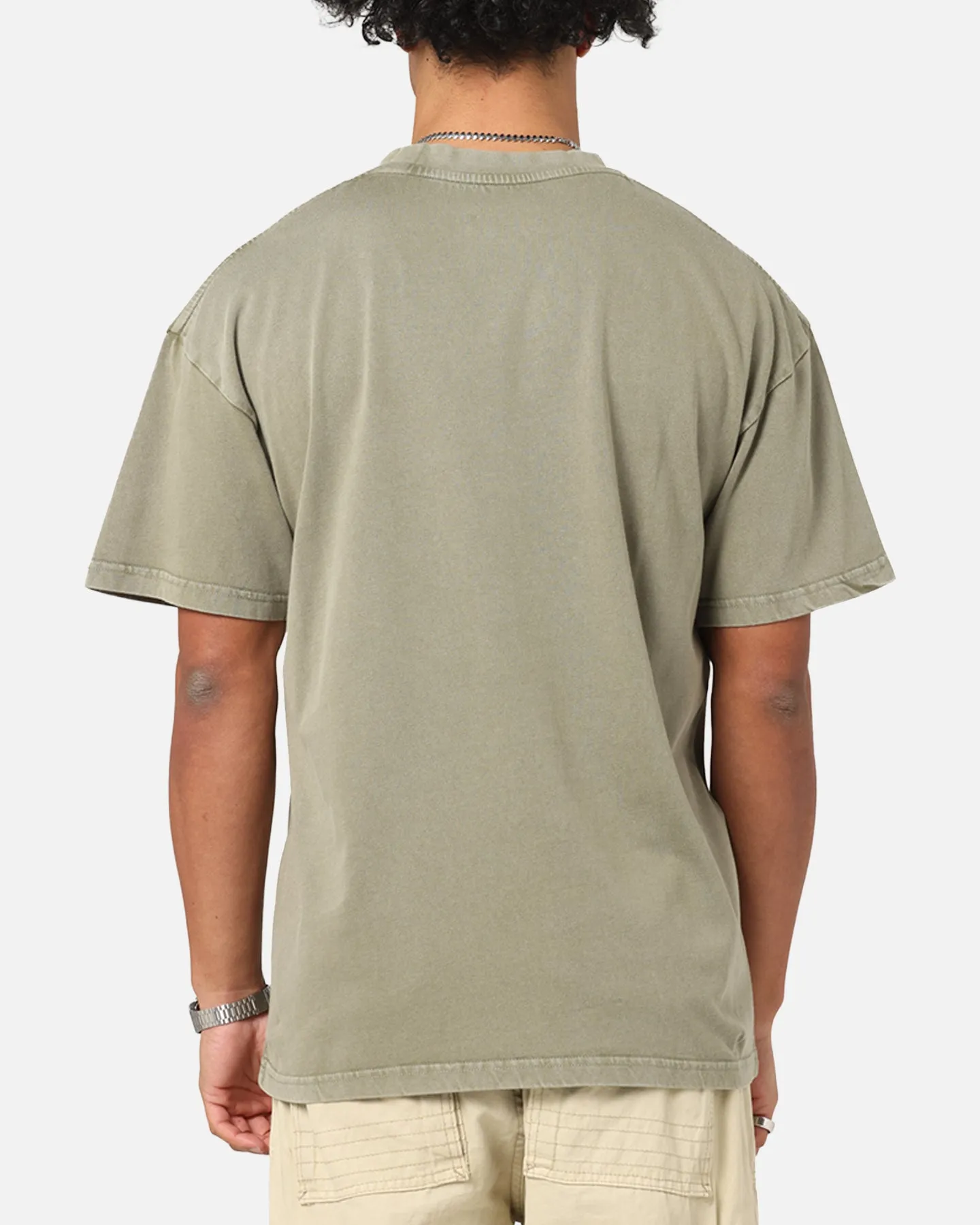 Culture Kings Standard Drop Shoulder T-Shirt Vintage Khaki sold by Culture Kings product image thumbnail 3