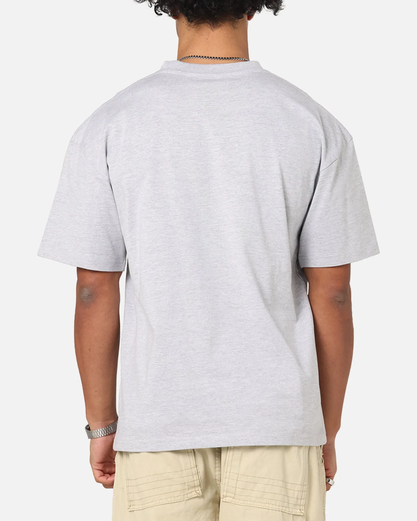 Culture Kings Standard Drop Shoulder T-Shirt Grey Marle sold by Culture Kings product image thumbnail 3