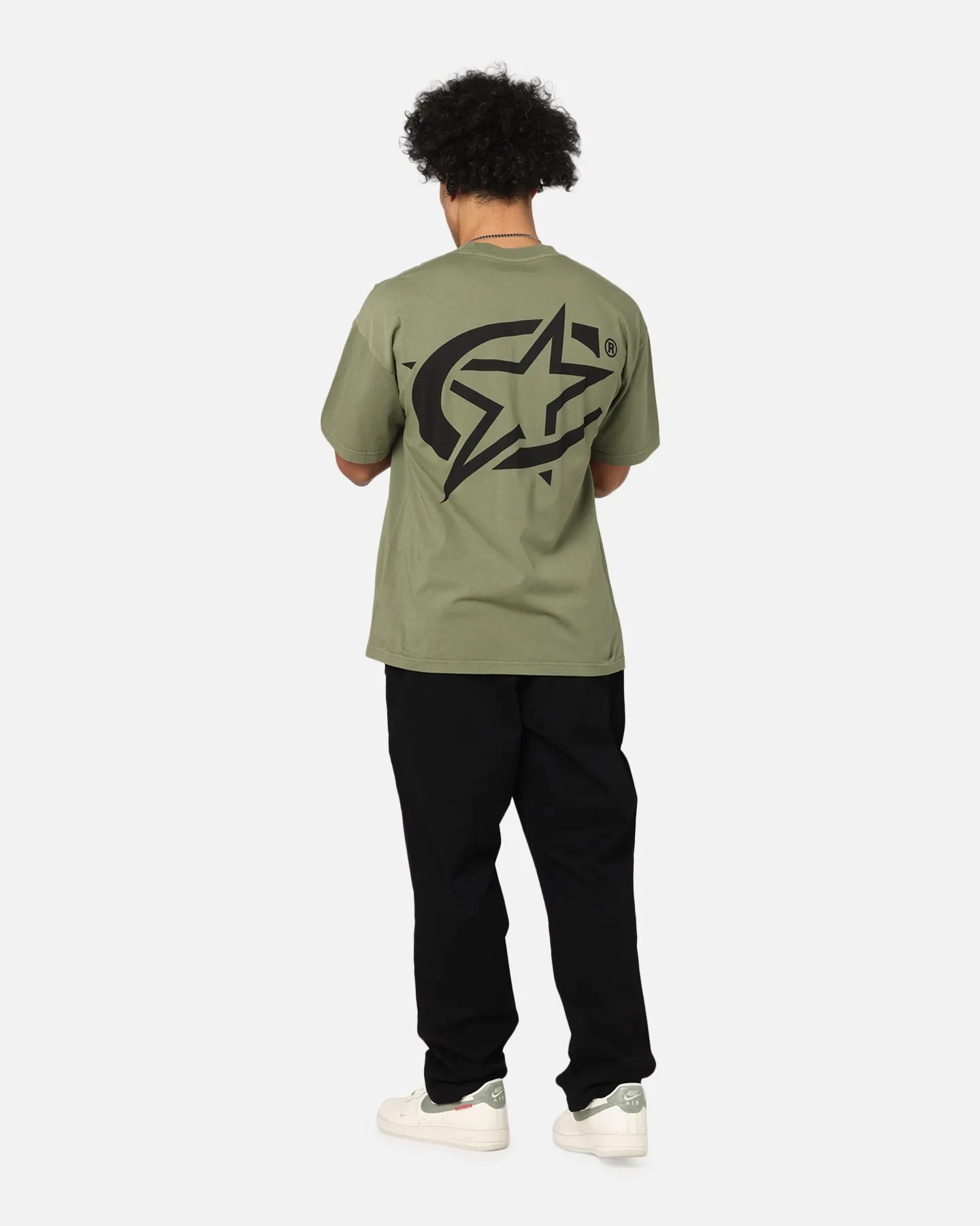 Carre C-Star Drop T-Shirt Khaki sold by Culture Kings product image thumbnail 3