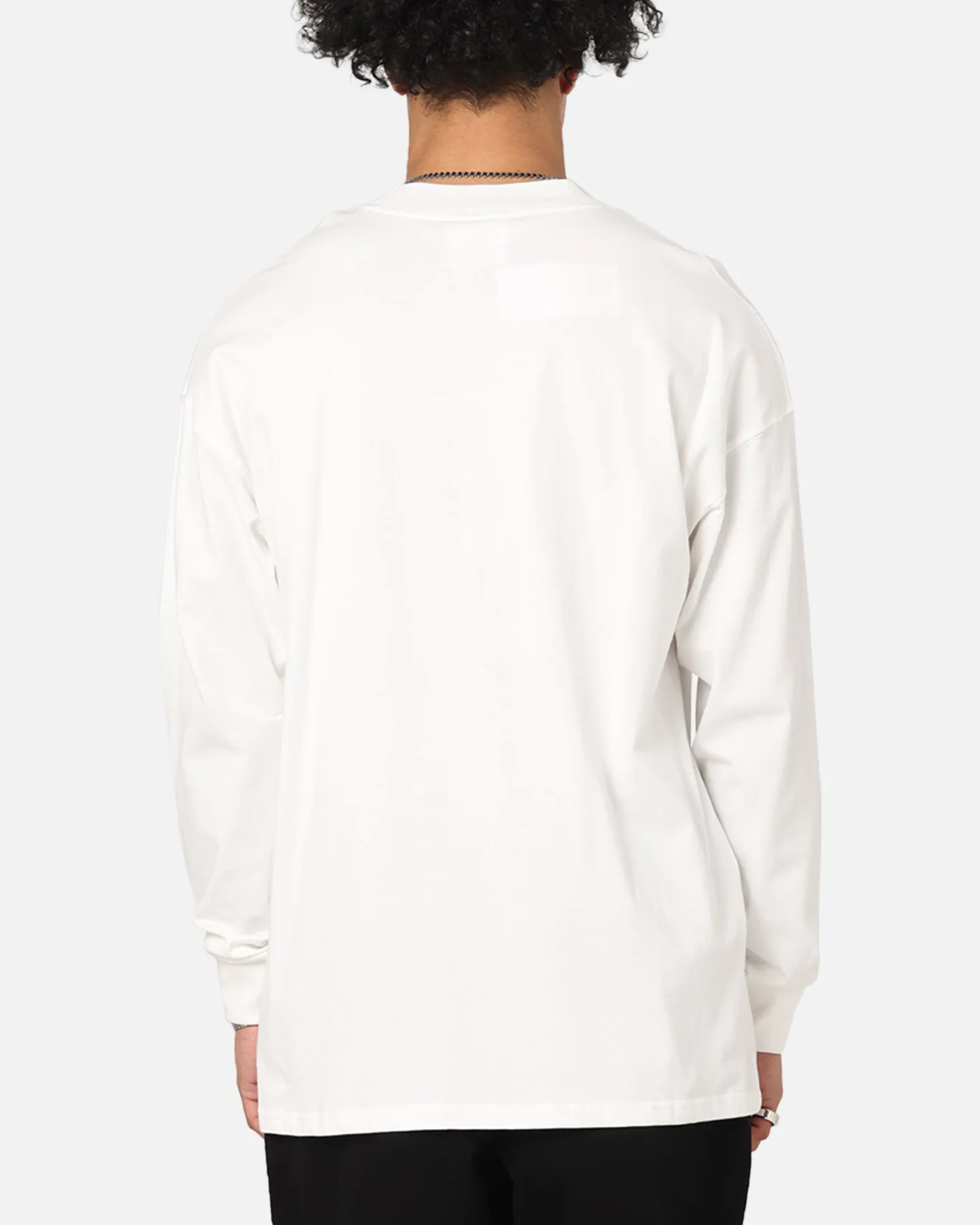 Carre Global Oversized Long Sleeve T-Shirt Off White sold by Culture Kings product image thumbnail 3