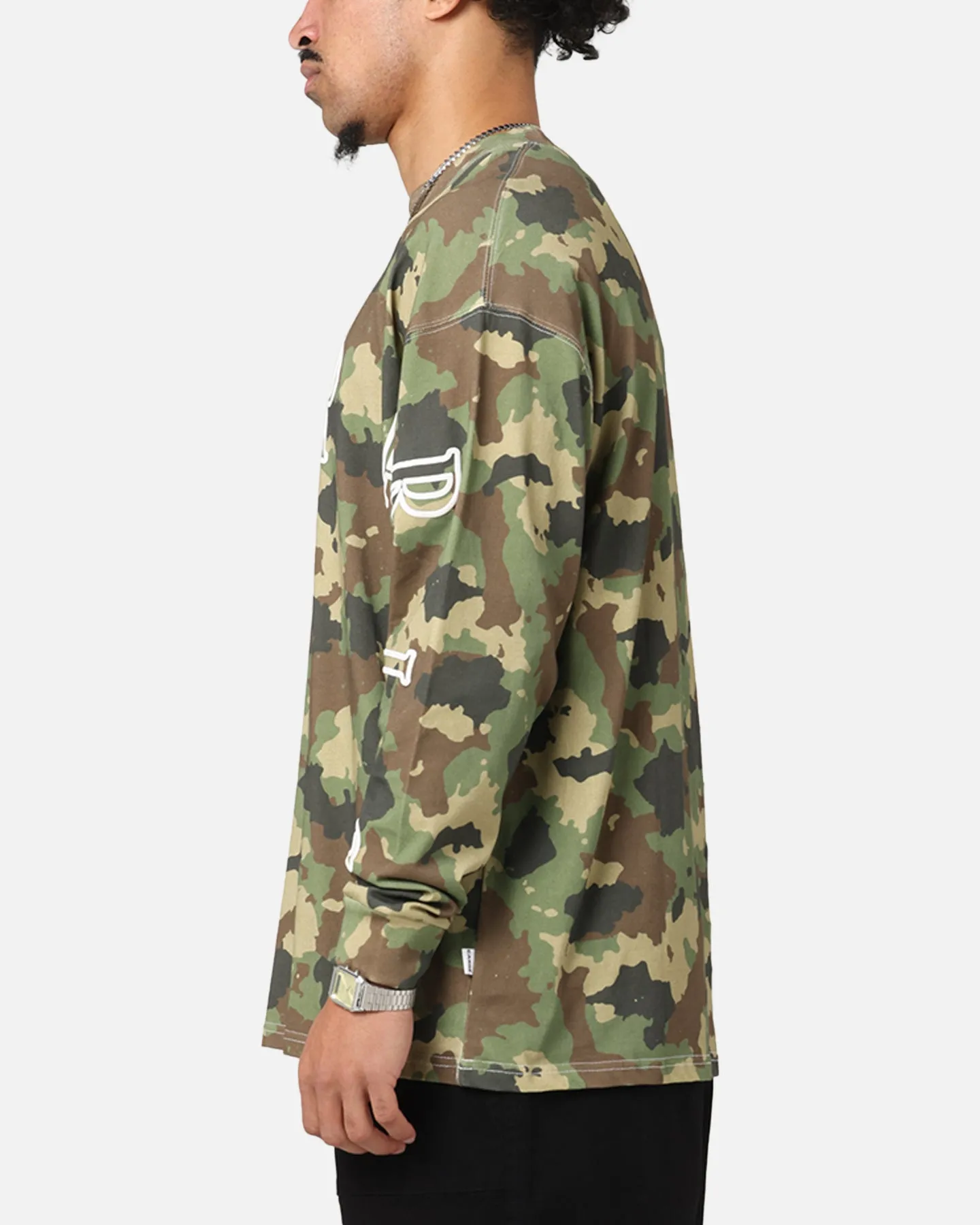 Carre Global Oversized Long Sleeve T-Shirt Camo sold by Culture Kings product image thumbnail 5