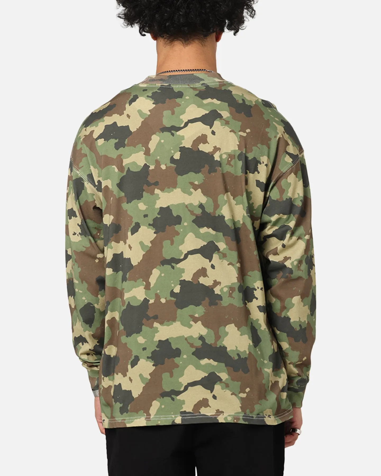 Carre Global Oversized Long Sleeve T-Shirt Camo sold by Culture Kings product image thumbnail 3