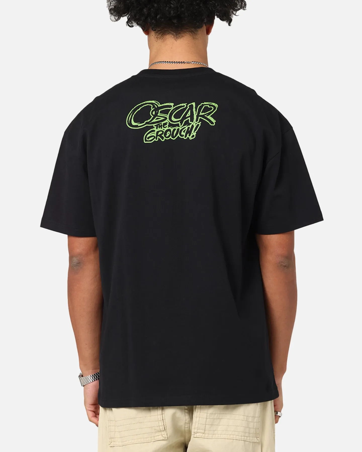 American Thrift X Sesame Street Oscar The Grouch Grail Heavy T-Shirt Black sold by Culture Kings product image thumbnail 2