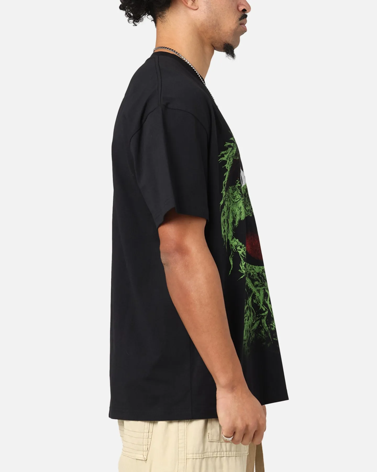 American Thrift X Sesame Street Oscar The Grouch Grail Heavy T-Shirt Black sold by Culture Kings product image thumbnail 5