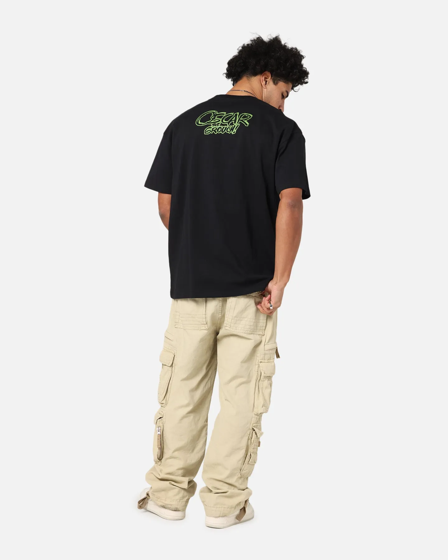 American Thrift X Sesame Street Oscar The Grouch Grail Heavy T-Shirt Black sold by Culture Kings product image thumbnail 4