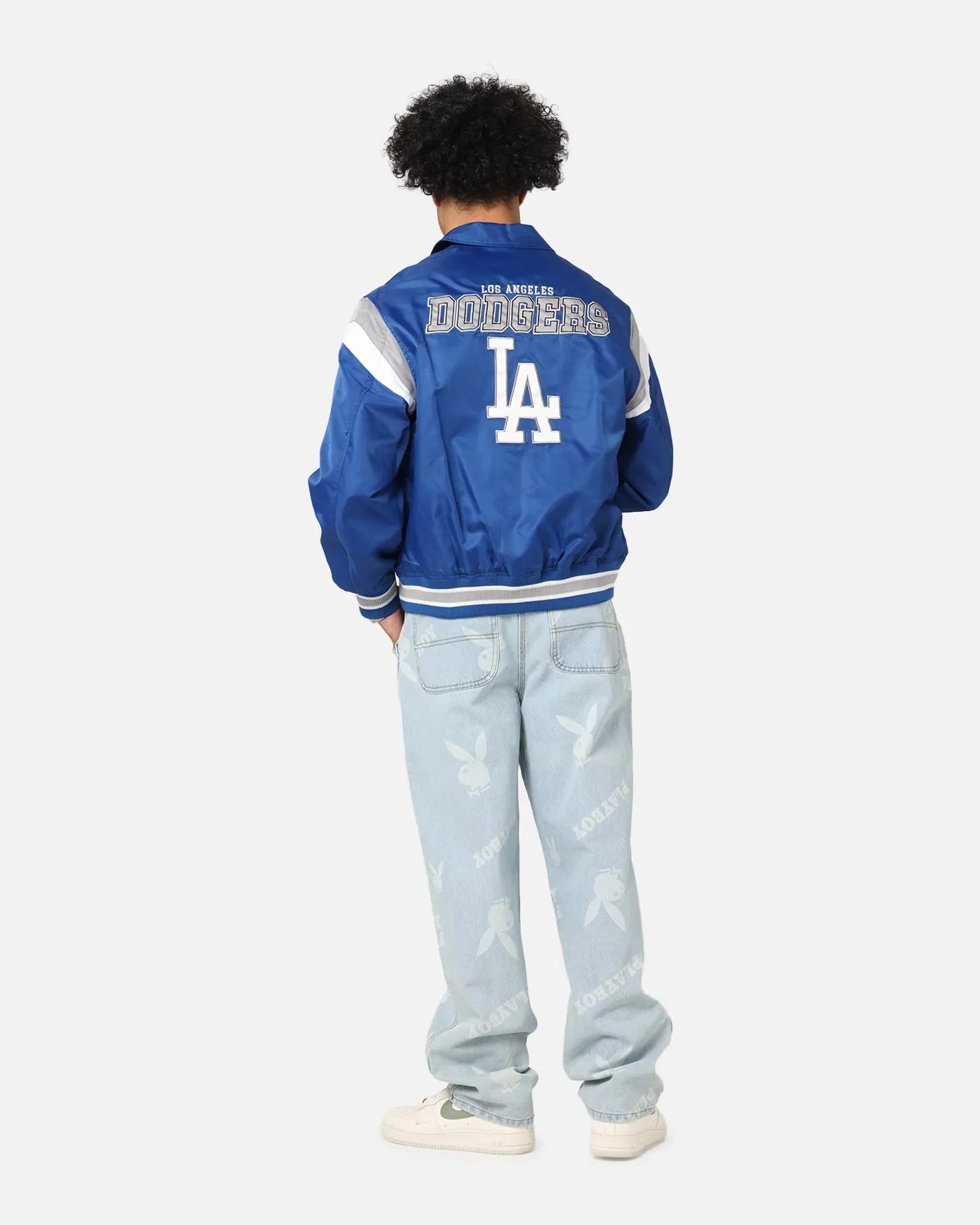 New Era Los Angeles Dodgers MLB Retro Stadium Jacket Blue sold by Culture Kings product image thumbnail 3