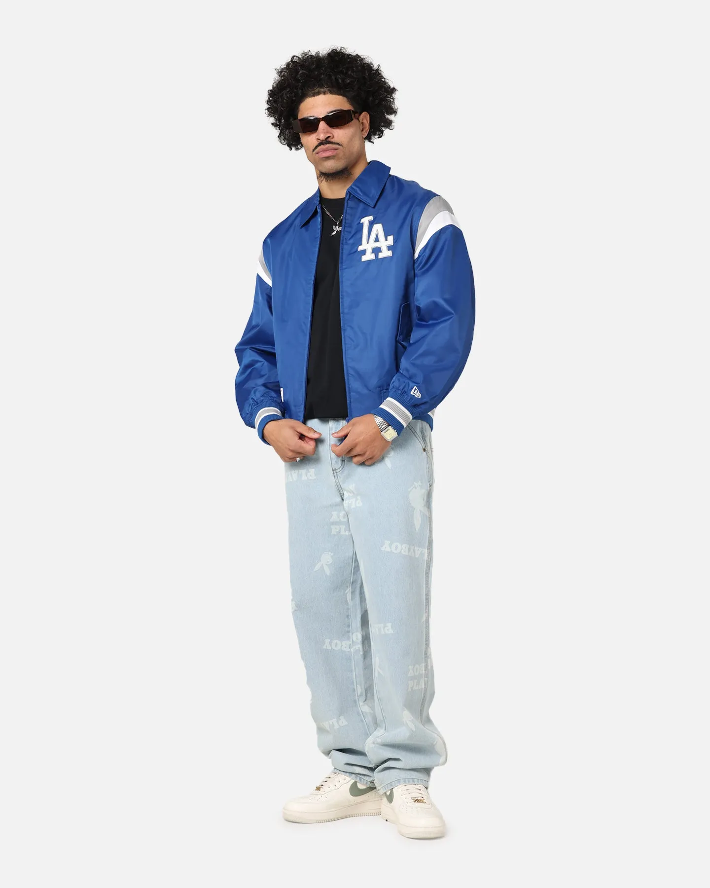 New Era Los Angeles Dodgers MLB Retro Stadium Jacket Blue sold by Culture Kings product image thumbnail 4