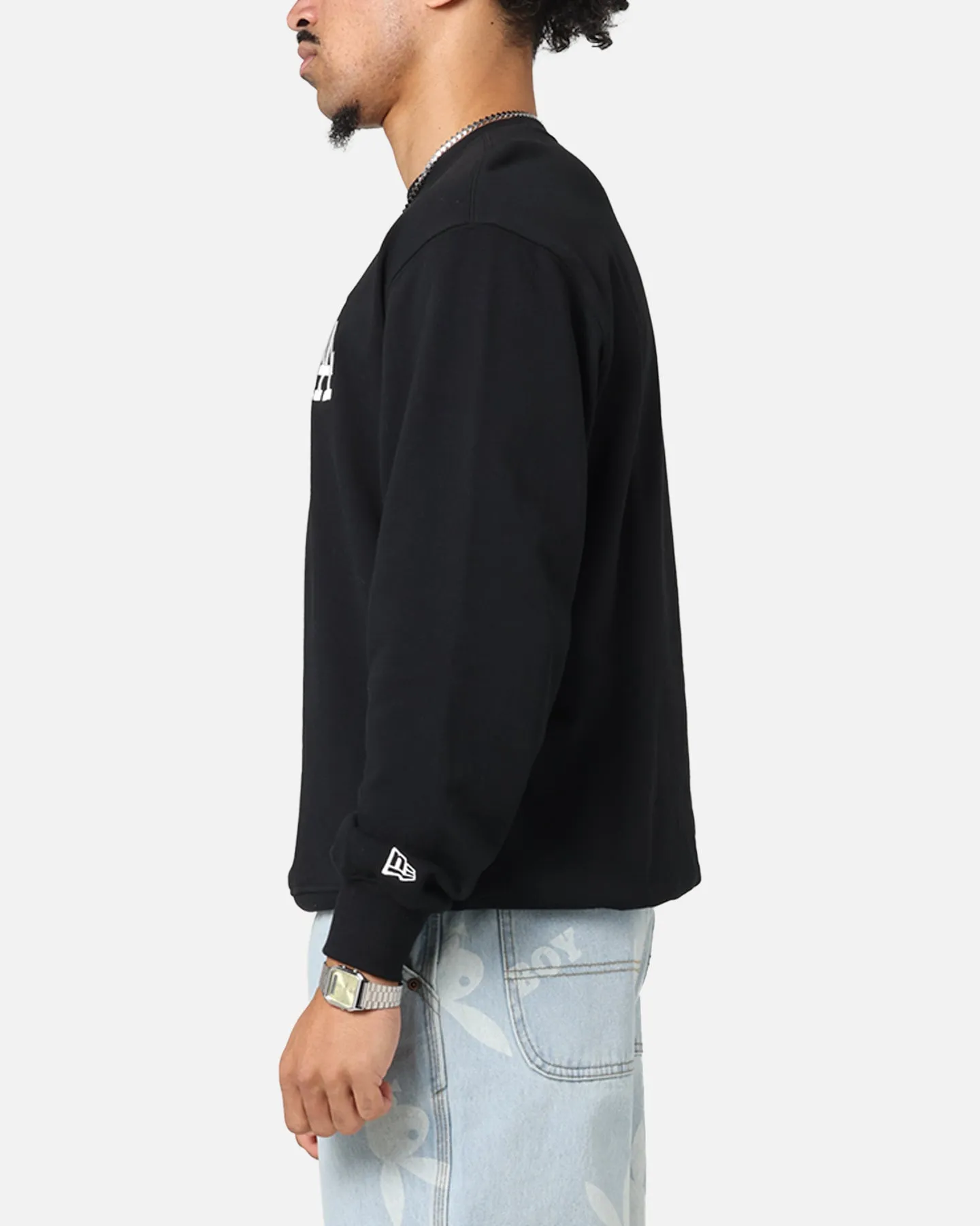 New Era Los Angeles Dodgers MLB Team Logo Crewneck Black sold by Culture Kings product image thumbnail 5