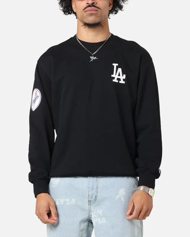 New Era Los Angeles Dodgers MLB Team Logo Crewneck Black sold by Culture Kings