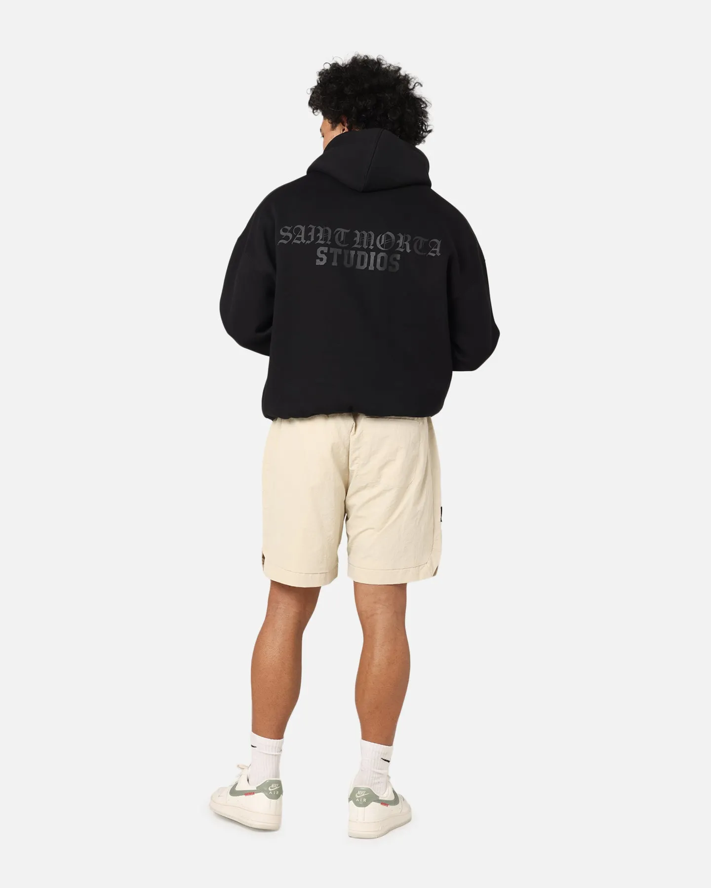 Saint Morta Studios Boxy Hoodie Black sold by Culture Kings product image thumbnail 3
