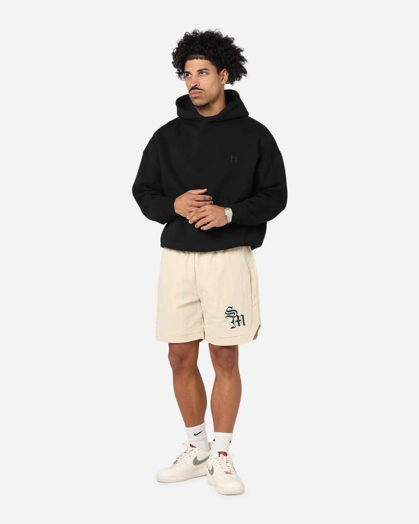 Saint Morta Studios Boxy Hoodie Black sold by Culture Kings product image thumbnail 4