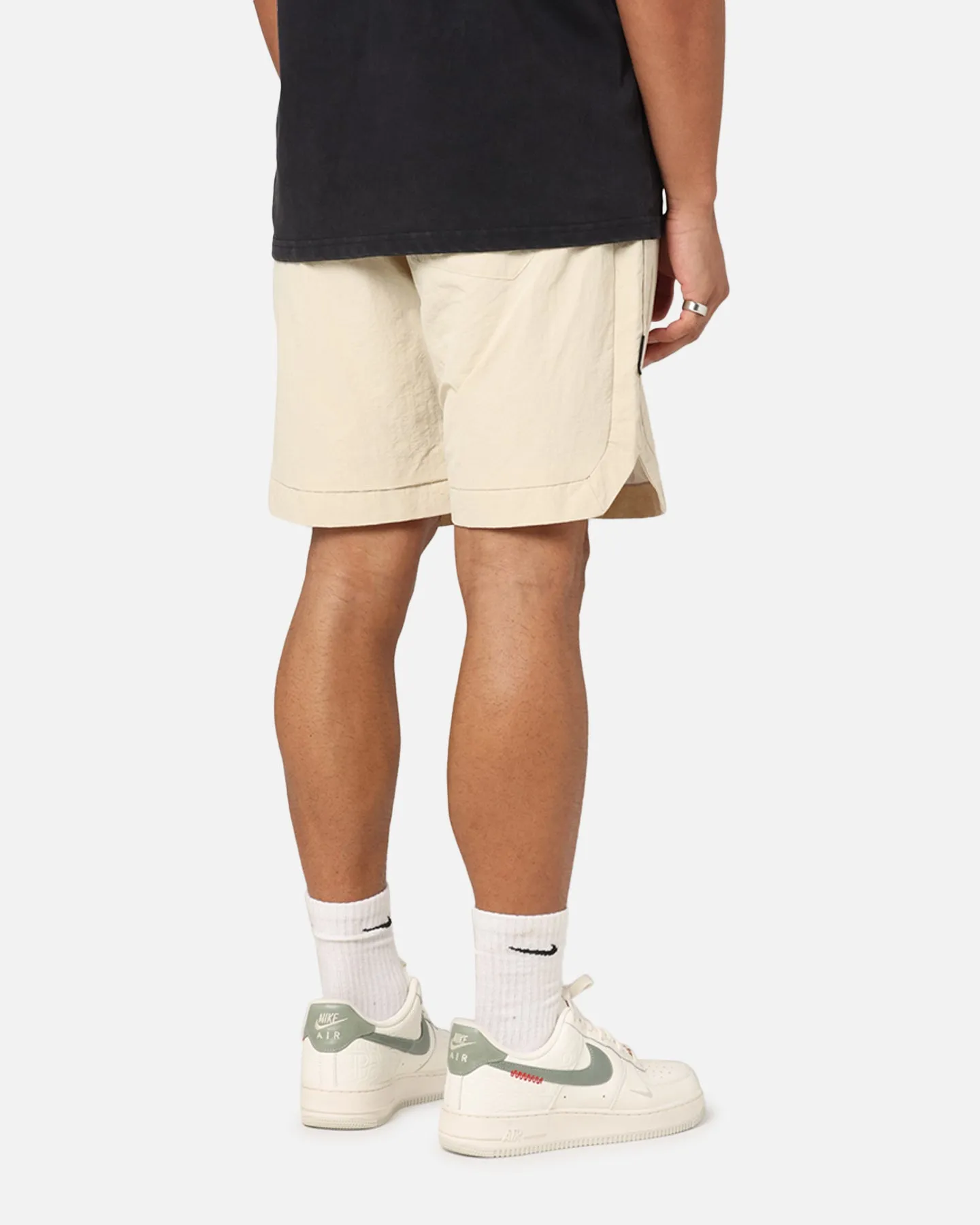 Saint Morta Gothic Monogram Nylon Shorts Dirty Blonde sold by Culture Kings product image thumbnail 5