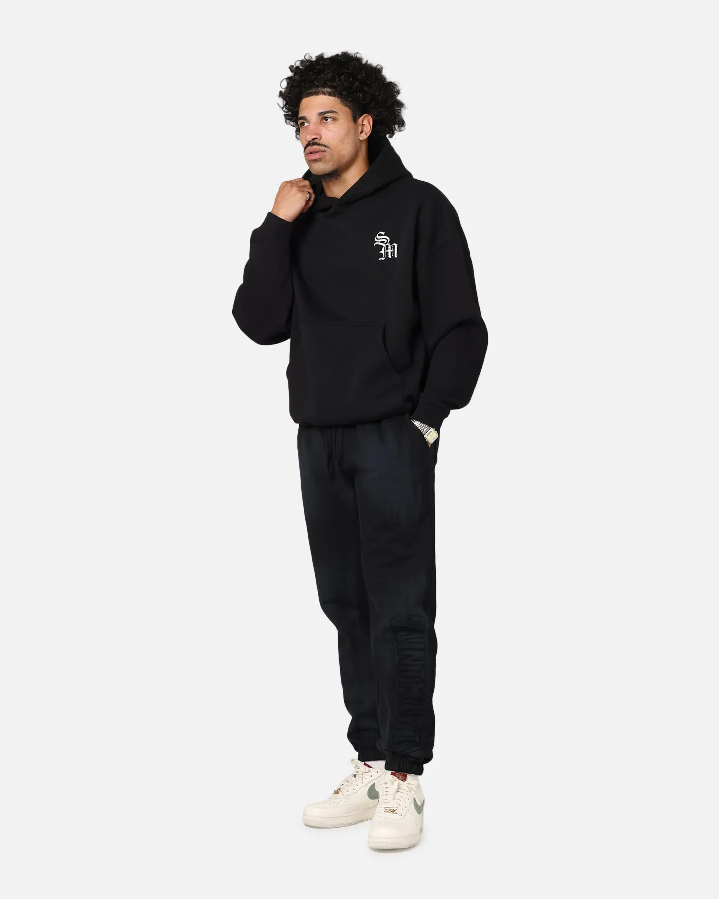 Saint Morta Redemption Boxy Hoodie Black sold by Culture Kings product image thumbnail 4