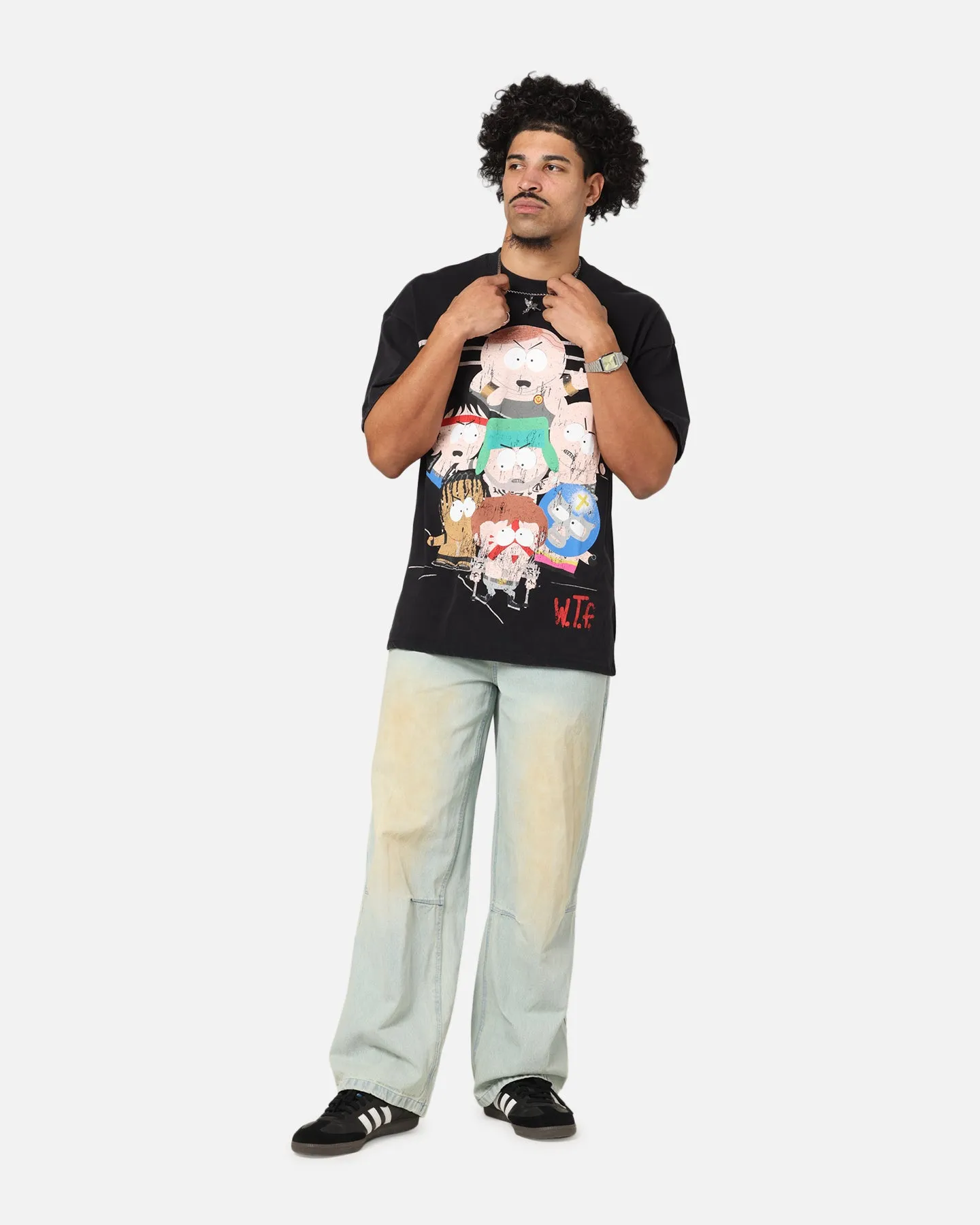 73Studio X South Park WTF Vintage T-Shirt Black Acidwash sold by Culture Kings product image thumbnail 3