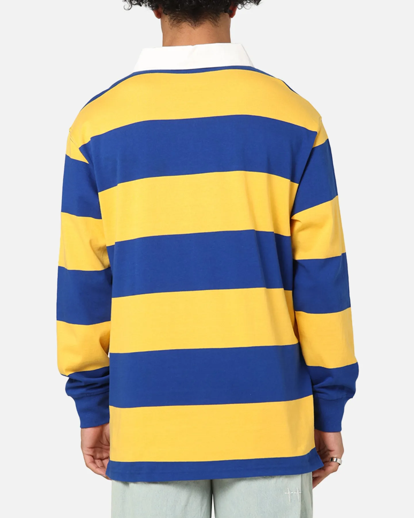 Bleacher Athletic Parramatta Eels NRL Stripe Rugby Polo Shirt Official Team Colour sold by Culture Kings product image thumbnail 3