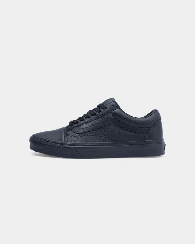 Vans Men's Old Skool (Leather) Black/Black sold by Culture Kings
