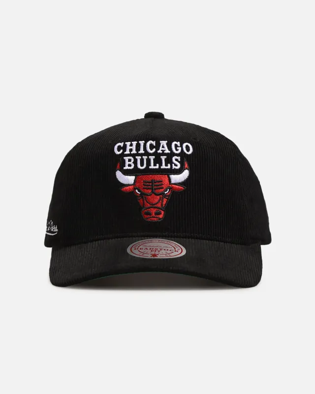 Mitchell & Ness Chicago Bulls 'Retro' Deadstock Corduroy Snapback Black sold by Culture Kings