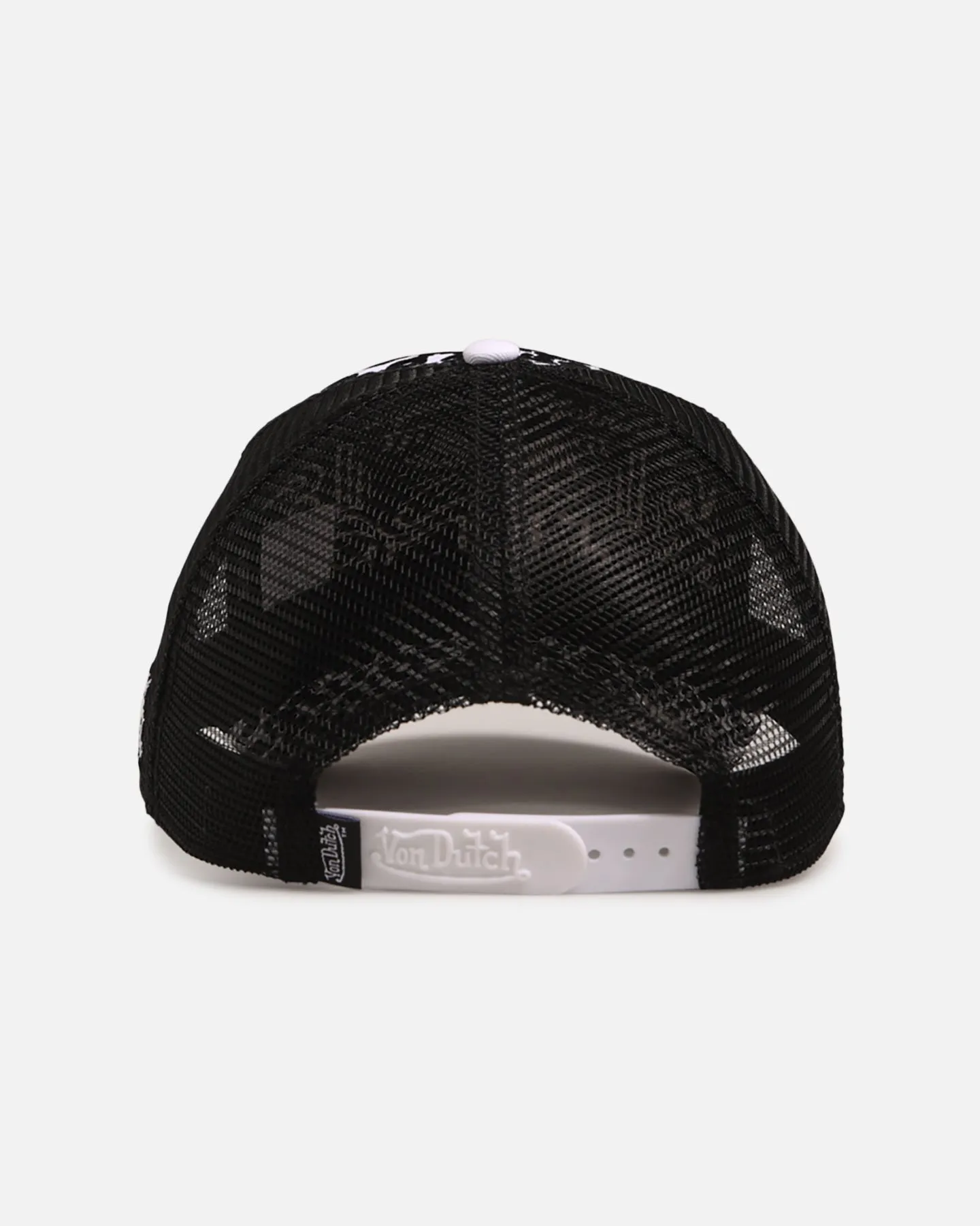 Von Dutch Von Dutch Trucker Snapback Hat Black/White sold by Culture Kings product image thumbnail 2