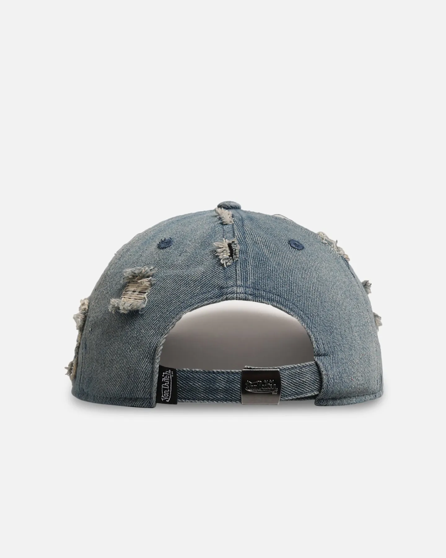 Von Dutch Washed Denim Strapback Hat Light Blue Acidwash sold by Culture Kings product image thumbnail 2