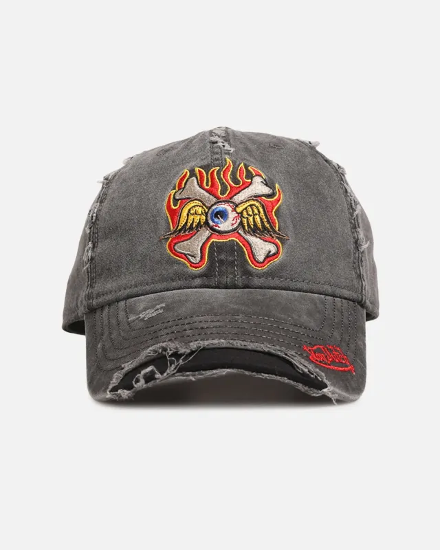 Von Dutch Flying Eye Dad Strapback Hat Black sold by Culture Kings