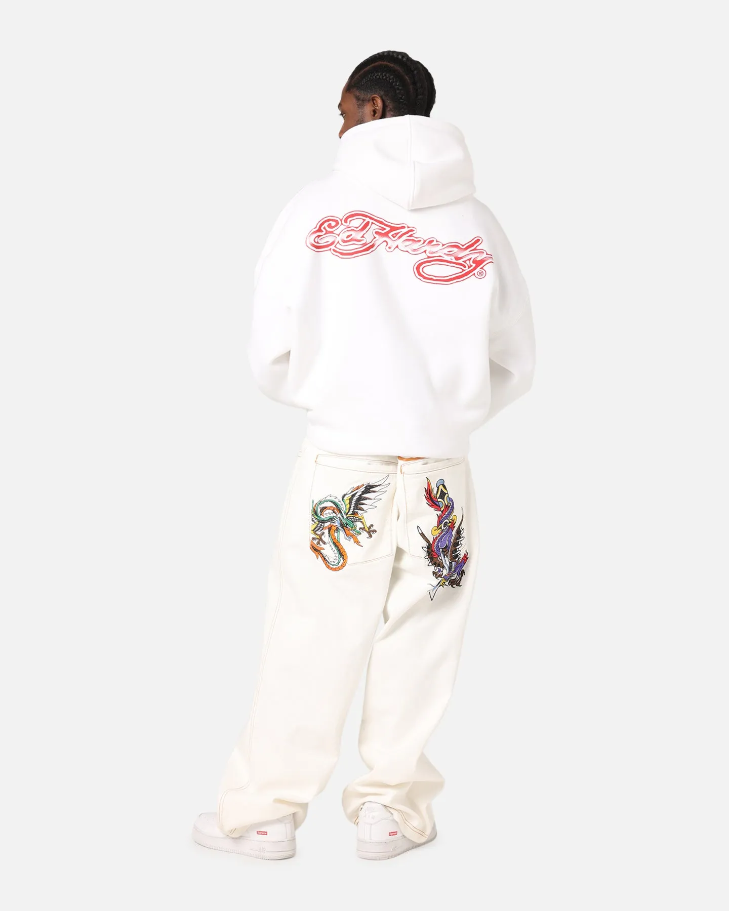 Ed Hardy Blue Dragon Hoodie White sold by Culture Kings product image thumbnail 4