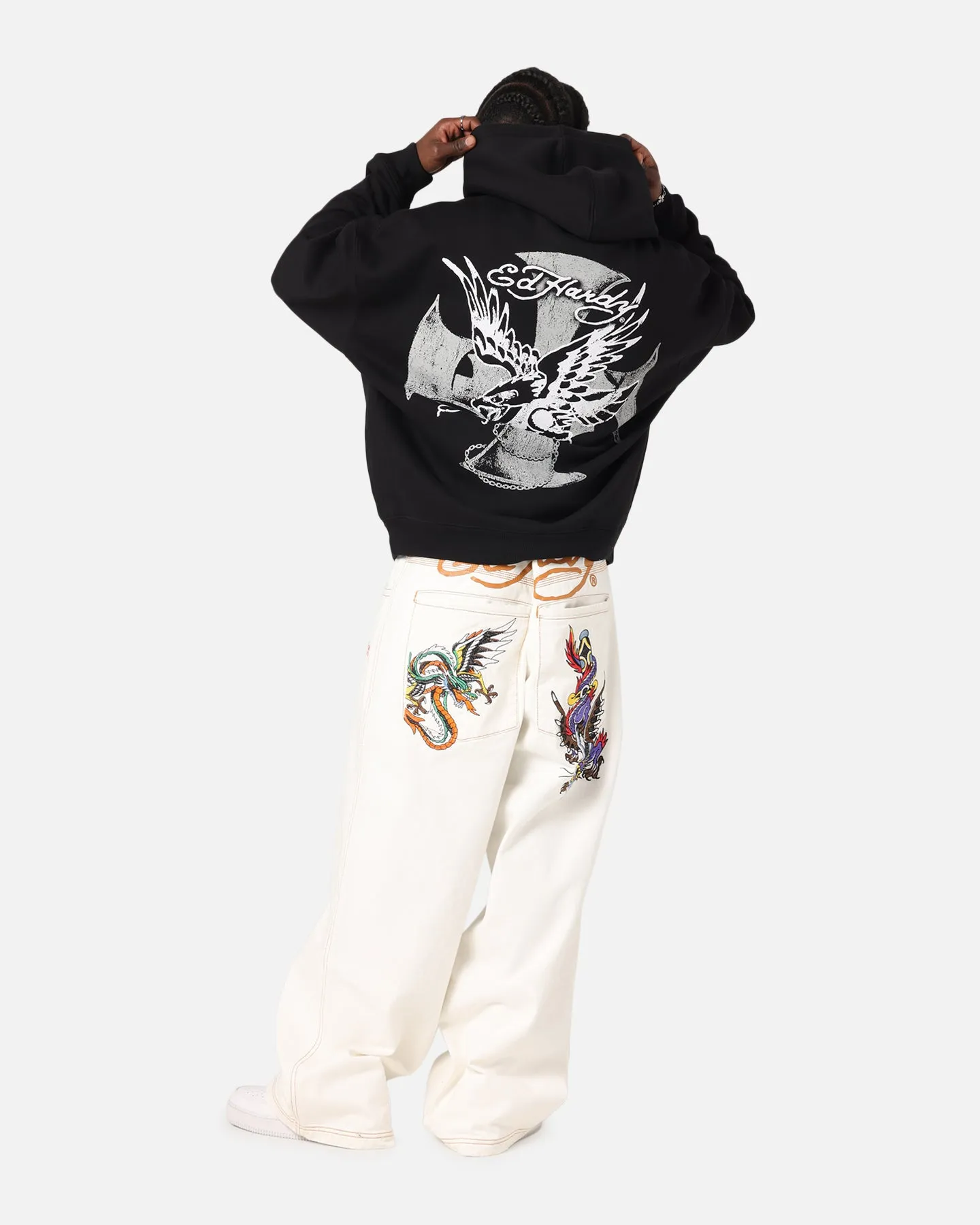 Ed Hardy Flight Hoodie Black sold by Culture Kings product image thumbnail 3