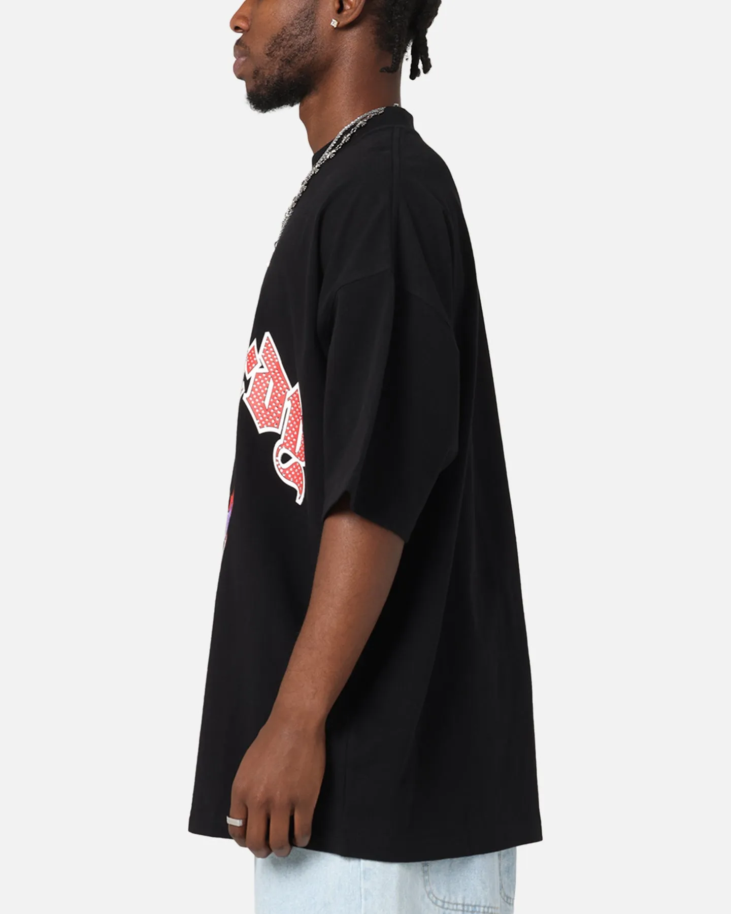 Ed Hardy Dagger Rhinestone Crop T-Shirt Black sold by Culture Kings product image thumbnail 5