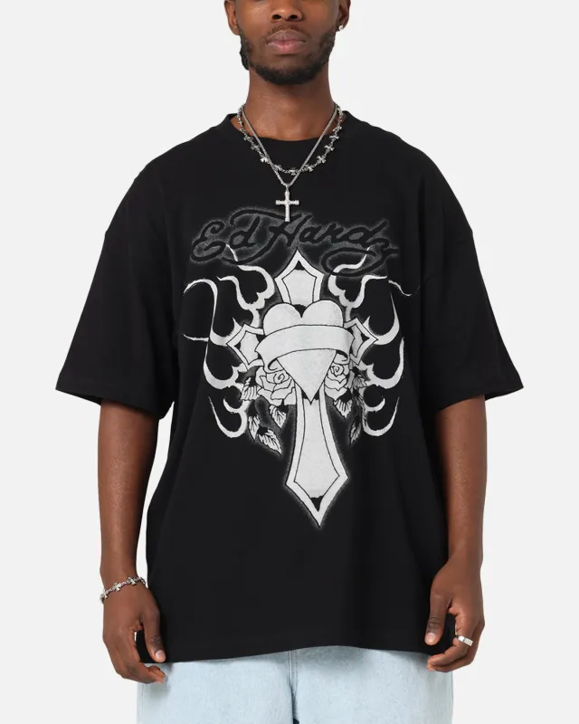 Ed Hardy Cross My Heart T-Shirt Black sold by Culture Kings